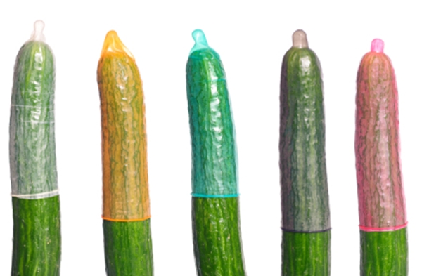 Condoms on Cucumbers