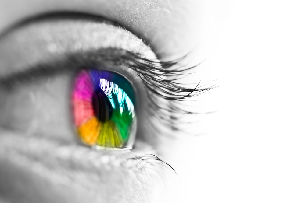 Rainbow-Coloured Eye